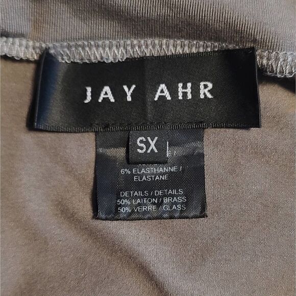 Jay Ahr Beaded Sequin Applique Long Sleeve Dress XS - Picture 9 of 10